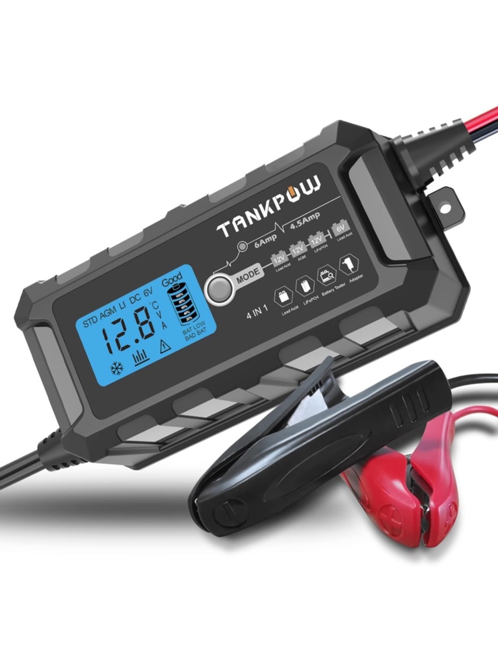 TANKPOW 6v/12v 6A Battery Charger